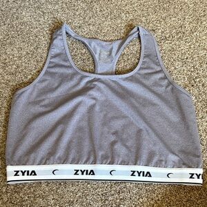 ZYIA Gray Sports Bra